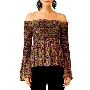 ALC | Agra Smocked Off Shoulder Top | Sz:6